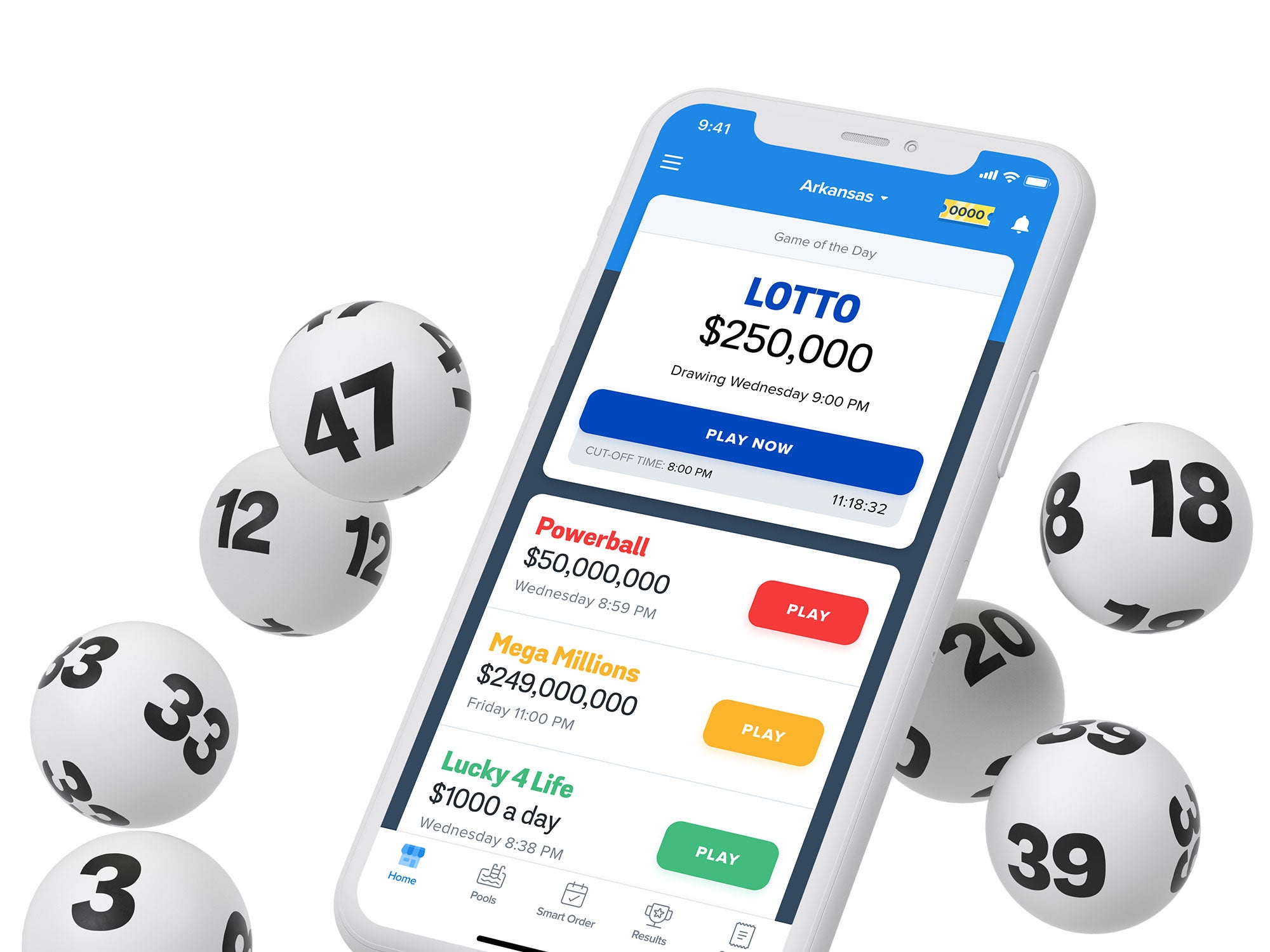 Lotto 47 cut on sale off time